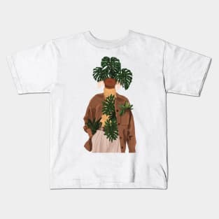 Modern Plant Lady 13 Kids T-Shirt